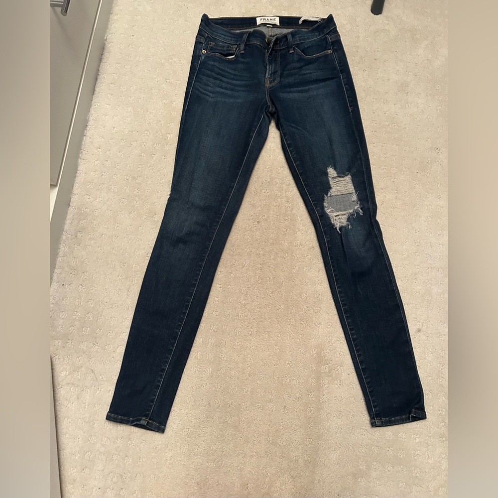 FRAME Ripped Jeans